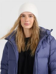 4F Czapka beanie uniseks - biała Uniwersalny. Białe czapki męskie 4F, na zimę, bez wzorów, z materiału. Za 69.99 zł.