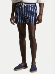 Polo Ralph Lauren Szorty kąpielowe 710975405001 Granatowy Slim Fit. Niebieskie kąpielówki męskie Polo Ralph Lauren, bez wzorów, z syntetyku. Za 519.99 zł.