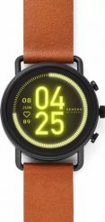 Smartwatch Skagen Falster 3 Brązowy (S7210440). Brązowe zegarki smartwatch Skagen, bez wzorów. Za 1,176.27 zł.