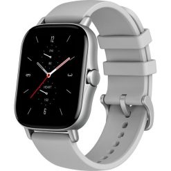 Podłączony zegarek Amazfit GTS 2. Czarne, cyfrowe zegarki męskie Amazfit, bez wzorów, szklane. Za 501.30 zł.
