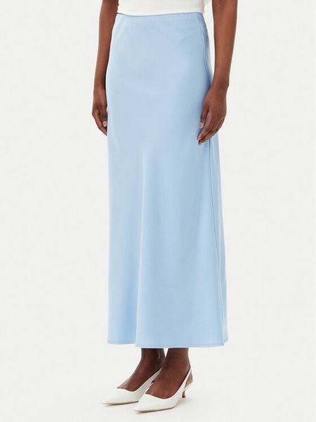 Imperial Spódnica maxi GHN4JBA Błękitny Regular Fit. Niebieskie spódnice damskie Imperial, xl, bez wzorów, z syntetyku, maxi. Za 159.99 zł.