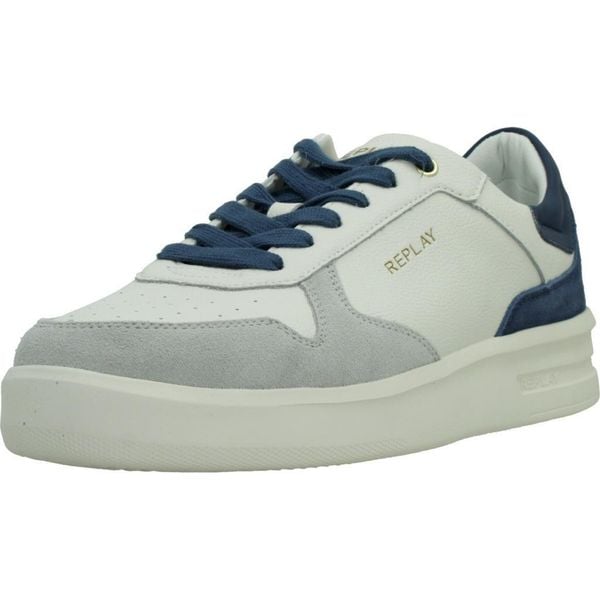 Buty REPLAY RZ4O0019L Biały. Białe buty zimowe męskie Replay, bez wzorów, ze skóry, bez obcasa, bez zapięcia. Za 483.99 zł.