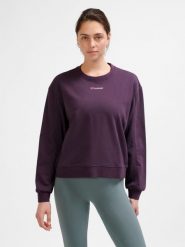 Bluza damska Hummel MT Dhyani. Czerwone bluzy damskie Hummel, na zimę, xs, bez wzorów, z bawełny, klasyczne, bez ramiączek, bez kaptura. Za 216.50 zł.