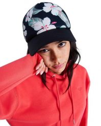 Czapka Trucker dla Kobiety BEAUTIFUL MORNING Czarny. Czarne czapki damskie Roxy, bez wzorów, z materiału. Za 83.99 zł.