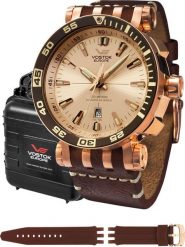 Zegarek Vostok Europe Zegarek męski Vostok Europe NH35A-575B281 brązowy. Brązowe zegarki męskie Vostok Europe, bez wzorów. Za 4,530.00 zł.