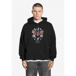 Bluza sportowa męska Prosto Athletic z kapturem. Czarne bluzy sportowe męskie Prosto., m, bez wzorów, z kapturem. Za 349.99 zł.