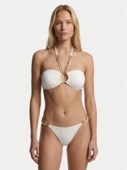 Guess Dół od bikini E6GO00 KF412 Biały. Białe bikini Guess, z aplikacjami, z syntetyku. Za 299.99 zł.