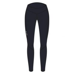 Legginsy damskie VAUDE Kuro Warm Hybrid. Czarne legginsy damskie Vaude, bez wzorów. W wyprzedaży za 566.60 zł.