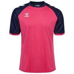 Koszulka Hummel League. Czerwone bluzki damskie Hummel, bez wzorów, eleganckie, bez kołnierzyka, bez ramiączek. Za 147.00 zł.