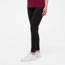 Legginsy fitness damskie Puma 7/8. Czarne legginsy damskie Puma, bez wzorów, z bawełny. Za 129.99 zł.