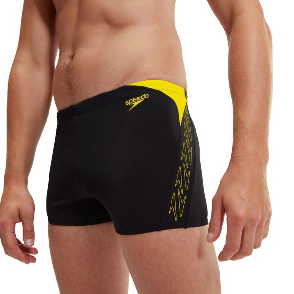 Kąpielówki męskie spodenki kąpielowe Speedo HyperBoom Splice. Czarne kąpielówki męskie Speedo, m, bez wzorów. Za 129.99 zł.