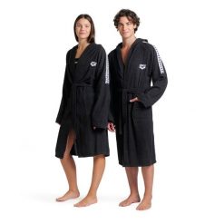 Szlafrok Arena Team Stripe Robe. Białe szlafroki damskie ARENA, m, bez wzorów, bez ramiączek, bez kaptura. Za 219.99 zł.
