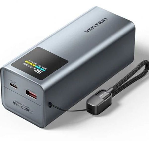 Powerbank Vention FKC 20000mAh Szary. Szare powerbanki Vention. Za 222.59 zł.