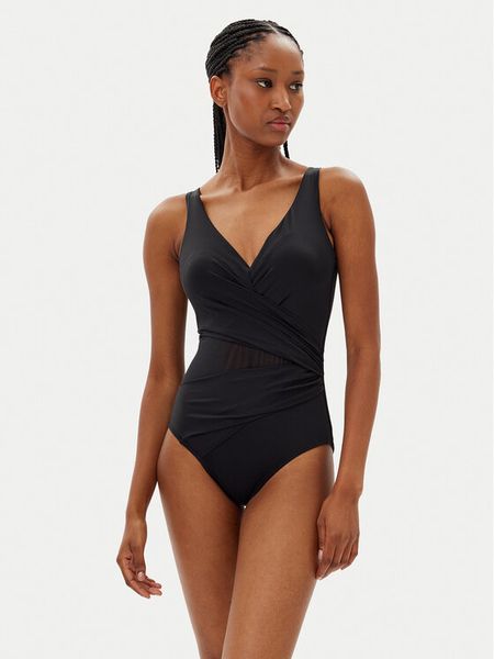 Hunkemöller Strój kąpielowy Shaping Shell 204886 Czarny. Czarne stroje kąpielowe damskie Hunkemöller, s, bez wzorów, z syntetyku. Za 179.99 zł.