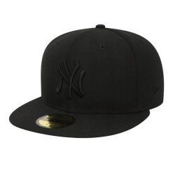 Czapka Z Daszkiem 59Fifty New York Yankees. Czarne czapki damskie New Era, bez wzorów, sportowe. Za 236.99 zł.
