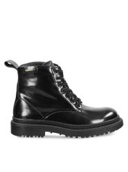Gant Trapery 31541086 Czarny. Czarne trapery damskie GANT, ze skóry, bez zapięcia. Za 849.99 zł.