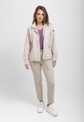 Jeansy damskie, Mom Fit, D-FENCY 2. Brązowe jeansy damskie Volcano, bez wzorów, z bawełny. Za 169.99 zł.