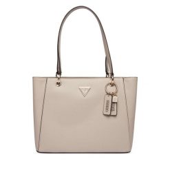 Torebka Guess. Brązowe shopperki damskie Guess, z aplikacjami, bez dodatków. Za 679.99 zł.