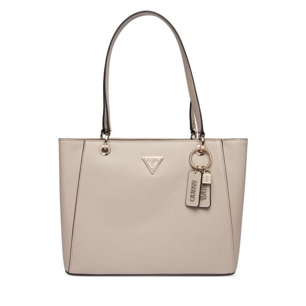 Torebka Guess. Brązowe shopperki damskie Guess, z aplikacjami, bez dodatków. Za 679.99 zł.