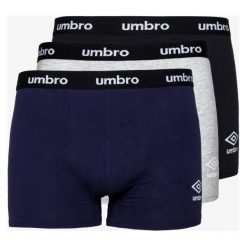 Umbro Bokserki Boxer 3-Pack , multicolor, rozmiar L. Brązowe bokserki męskie Umbro, bez wzorów, z bawełny. W wyprzedaży za 39.99 zł.