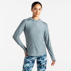 Damska bluza sportowa z kapturem Sprint City. Brązowe bluzy damskie Dare 2B, bez wzorów, sportowe, bez ramiączek, z kapturem. W wyprzedaży za 199.99 zł.