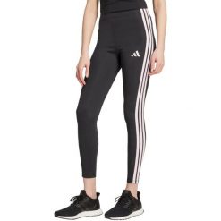 Legginsy damskie adidas Essentials Cotton - wysoki stan, bawełniane. Czarne legginsy damskie Adidas, bez wzorów, z bawełny. Za 162.00 zł.
