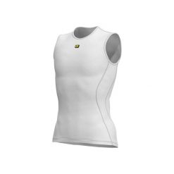 Podkoszulek rowerowy męski Alé Cycling Velo Active. Białe bluzy męskie ALÉ CYCLING, l, bez wzorów, sportowe, bez ramiączek, bez kaptura. Za 149.99 zł.