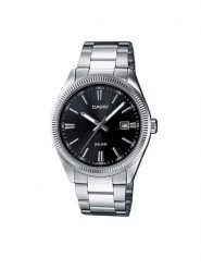 Casio Zegarek MTP-1302D-1A1VEF Srebrny. Szare, cyfrowe zegarki męskie Casio, bez wzorów, srebrne. Za 279.99 zł.