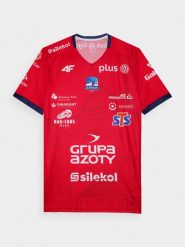 4F Koszulka replika jubileuszowa z sezonu 2023/24 męska 4F x Grupa Azoty ZAKSA KK - multikolor 3XL. T-shirty męskie 4F, l, bez wzorów, z dzianiny, bez kołnierzyka, bez ramiączek. W wyprzedaży za 69.99 zł.