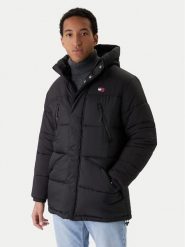 Tommy Jeans Kurtka zimowa DM0DM22249 Czarny Relaxed Fit. Czarne kurtki męskie Tommy Jeans, na zimę, l, bez wzorów, z jeansu, bez kaptura. Za 1,199.00 zł.