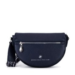 Torebka Beverly Hills Polo Club. Niebieskie listonoszki damskie Beverly Hills Polo Club, bez wzorów, bez dodatków. Za 179.99 zł.