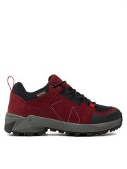Alpina Trekkingi Tracker 627E-2 Bordowy. Czerwone obuwie trekkingowe damskie Alpina, ze skóry, bez zapięcia. Za 349.99 zł.