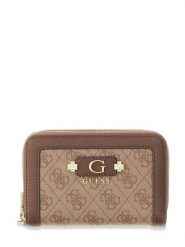 Guess Portfel Lindsey SLG SWSG97 49164 Brązowy. Brązowe portfele damskie Guess, ze skóry. Za 264.99 zł.
