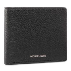 Portfel MICHAEL Michael Kors. Czarne portfele męskie MICHAEL Michael Kors, bez wzorów. Za 539.00 zł.