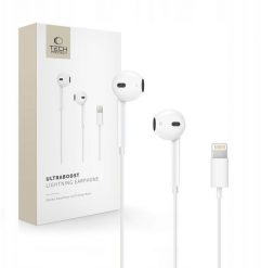 TECH-PROTECT ULTRABOOST LIGHTNING EARPHONE CORE WHITE. Białe słuchawki douszne TECH-PROTECT. Za 46.85 zł.