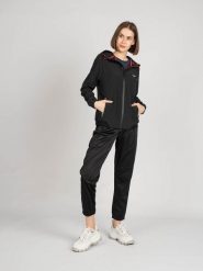 Kurtka turystyczna damska Takapuna. Czarne kurtki sportowe damskie North Sails, xs, z aplikacjami, z elastanu, bez ramiączek, z kapturem, żeglarskie. Za 702.00 zł.