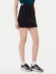 Adidas Spódnica jeansowa Firebird Utility JX7593 Czarny Regular Fit. Czarne spódnice damskie Adidas, bez wzorów, z bawełny. Za 189.99 zł.