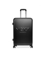 MEXX Walizka średnia MEXX-M-034-05 BLACK Czarny. Czarne walizki męskie Mexx, bez wzorów, średnie. Za 319.99 zł.