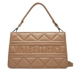 Torebka Valentino. Brązowe torebki do ręki damskie Valentino, bez wzorów, bez dodatków. Za 319.99 zł.