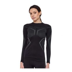 Bluza damska termoaktywna Brubeck DRY. Czarne bielizna sportowa damska Brubeck, bez wzorów, z poliamidu, bez ramiączek, bez kaptura. Za 159.99 zł.