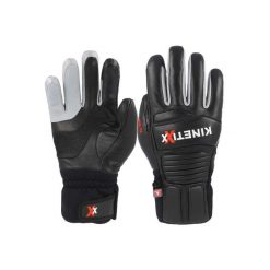 Rękawiczki narciarskie i snowboardowe męskie KINETIXX Bradly Glove GTX black. Czarne rękawiczki męskie KINETIXX, na zimę, bez wzorów. W wyprzedaży za 590.00 zł.
