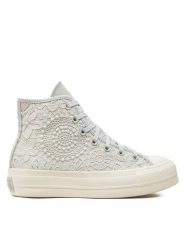 Converse Trampki Chuck Taylor All Star Lift Platform Butterflies A07538C Biały. Białe trampki i tenisówki damskie Converse, bez wzorów, z materiału, bez zapięcia. Za 289.99 zł.