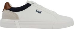 Lee Buty męskie Lee Brixton białe 50261024 1FG 43. Białe buty sportowe męskie Lee, bez wzorów, bez zapięcia. Za 204.11 zł.
