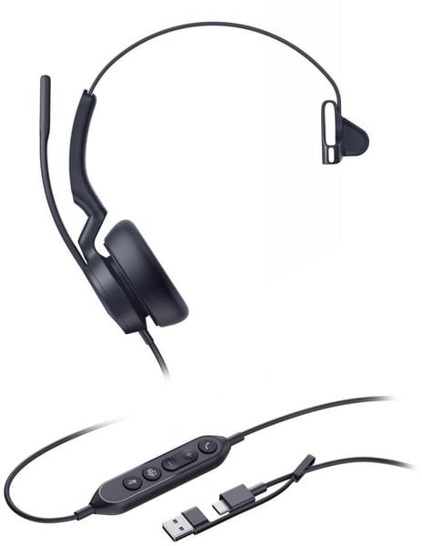 UH46 Mono Teams USB-C/A. Słuchawki bezprzewodowe yealink. Za 244.63 zł.