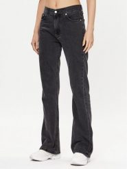 Calvin Klein Jeans Jeansy J20J221234 Czarny Straight Leg. Czarne jeansy damskie Calvin Klein Jeans, bez wzorów, z bawełny. Za 409.99 zł.