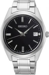 Zegarek Seiko Zegarek męski Seiko SUR311P1 srebrny. Szare zegarki męskie Seiko, bez wzorów, srebrne. Za 932.99 zł.