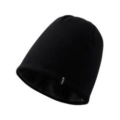 Czapka z dzianiny Erima. Czarne czapki męskie Erima, na zimę, bez wzorów, z dzianiny. Za 96.50 zł.