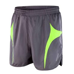 Spodenki Do Biegania Dla Dorosłych Unisex MicroLite. Szare szorty damskie SPIRO, bez wzorów, sportowe. Za 105.99 zł.