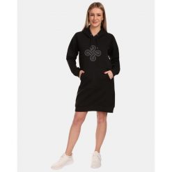 Damska bluza/sukienka sportowa Kilpi HEYDEN-W. Czarne bluzy damskie Kilpi, xs, bez wzorów, casualowe, bez ramiączek, bez kaptura. Za 207.23 zł.