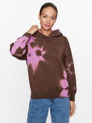 Champion Bluza Hooded Sweatshirt 116753 Różowy Regular Fit. Czerwone bluzy damskie Champion, s, bez wzorów, z syntetyku, bez ramiączek, bez kaptura. Za 209.99 zł.